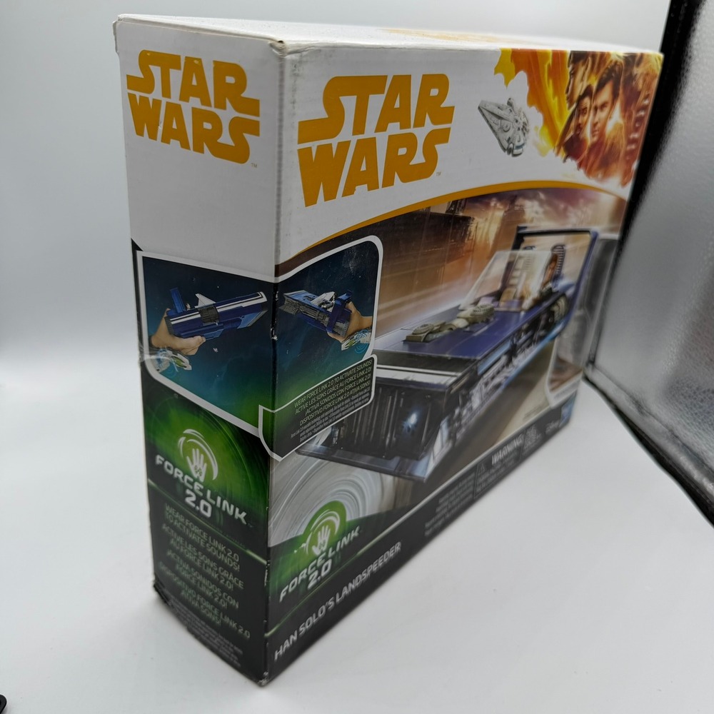 Star Wars Force Link 2.0 Han Solo Landspeeder Vehicle & Corellia Figure E1263 - Picture 2 of 12